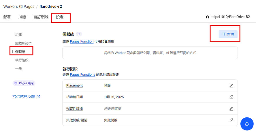 绑定自定义域名